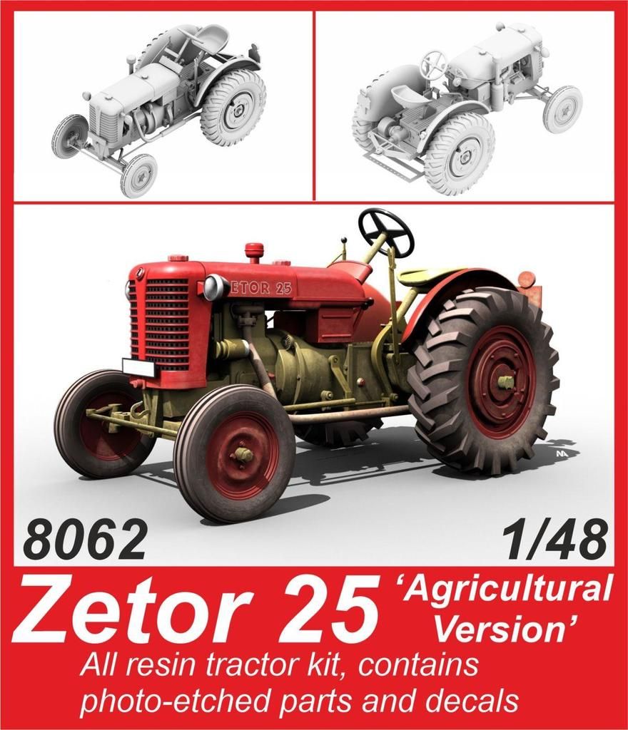 1:48 Zetor 25 ‘Agricultural Version’ 