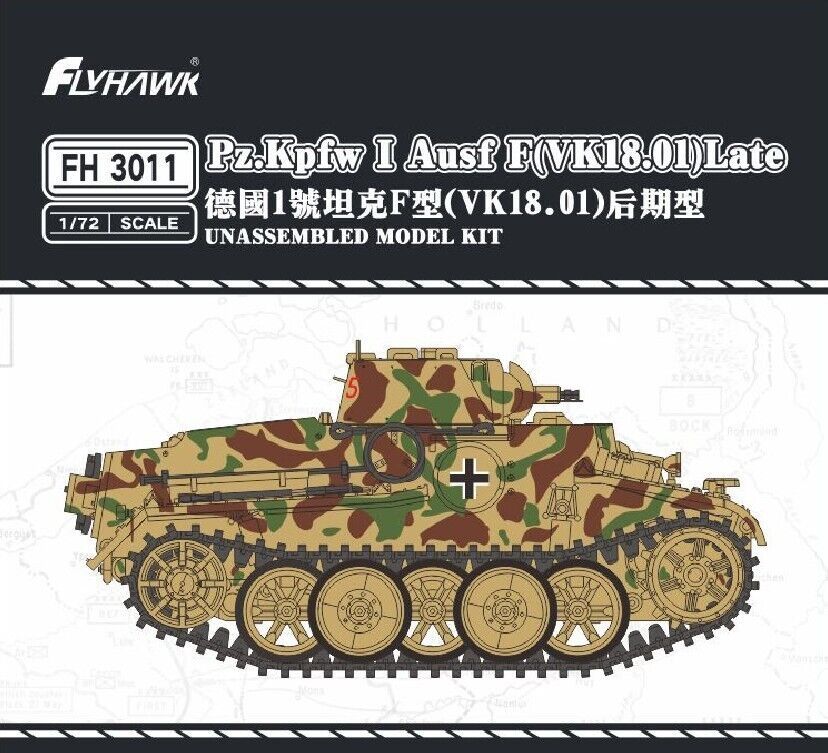 1:72 Pz.Kpfw I Ausf F (VK18.01) Late