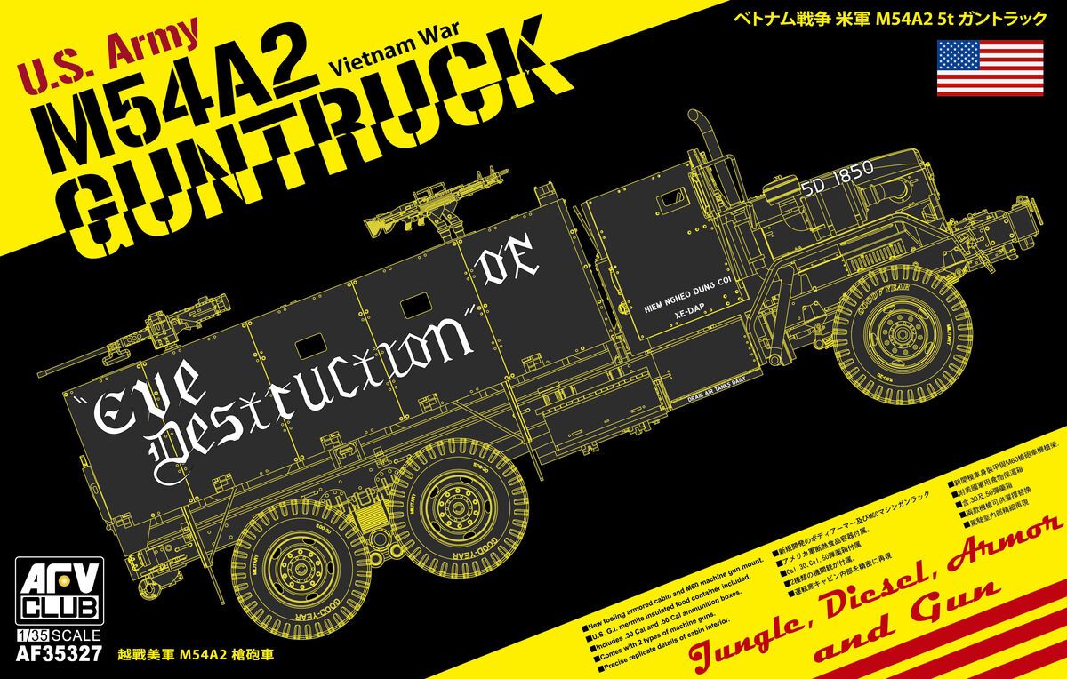 1:35 US Army M54A2 GUNTRUCK (Vietnam War)