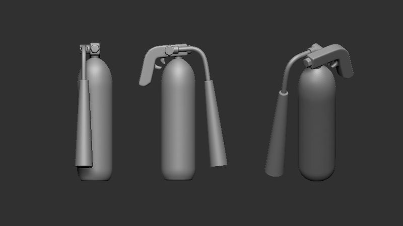 1:72 US fire extinguishers