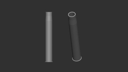 1:72 Empty cartridge case for 4.7 cm Pak K 36 (t)