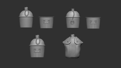 1:48 US field bottles