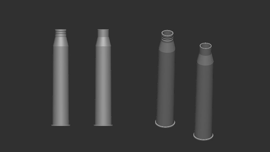 1:35 Empty cartridge case for 5 cm Pak 38