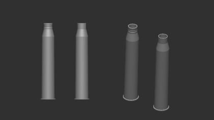 1:35 Empty cartridge case for 5 cm Pak 38