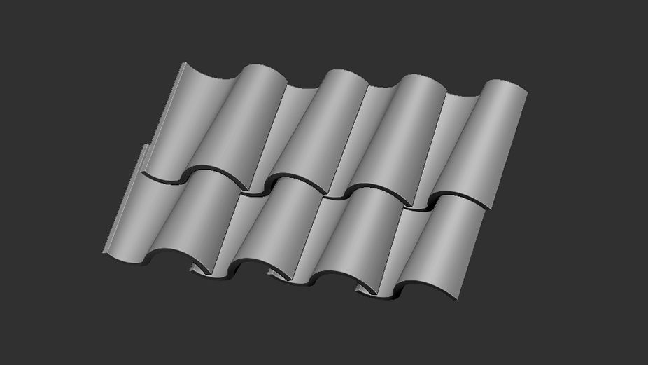 1:35 Roof tile (Italy) type B