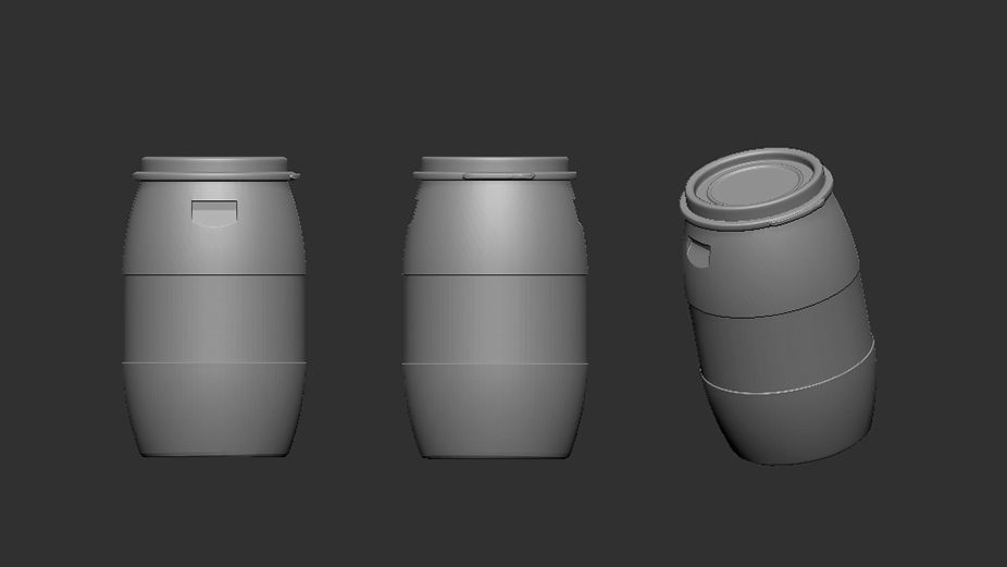 1:35 Plastic barrel 120 l