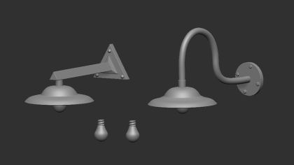 1:72 Street lamps