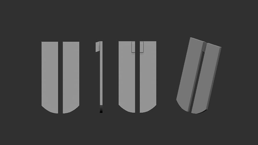 1:35 Outer roof tile (beaver tail)