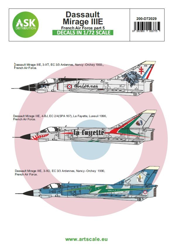 1:72 Mirage IIIE French Air Force part 5