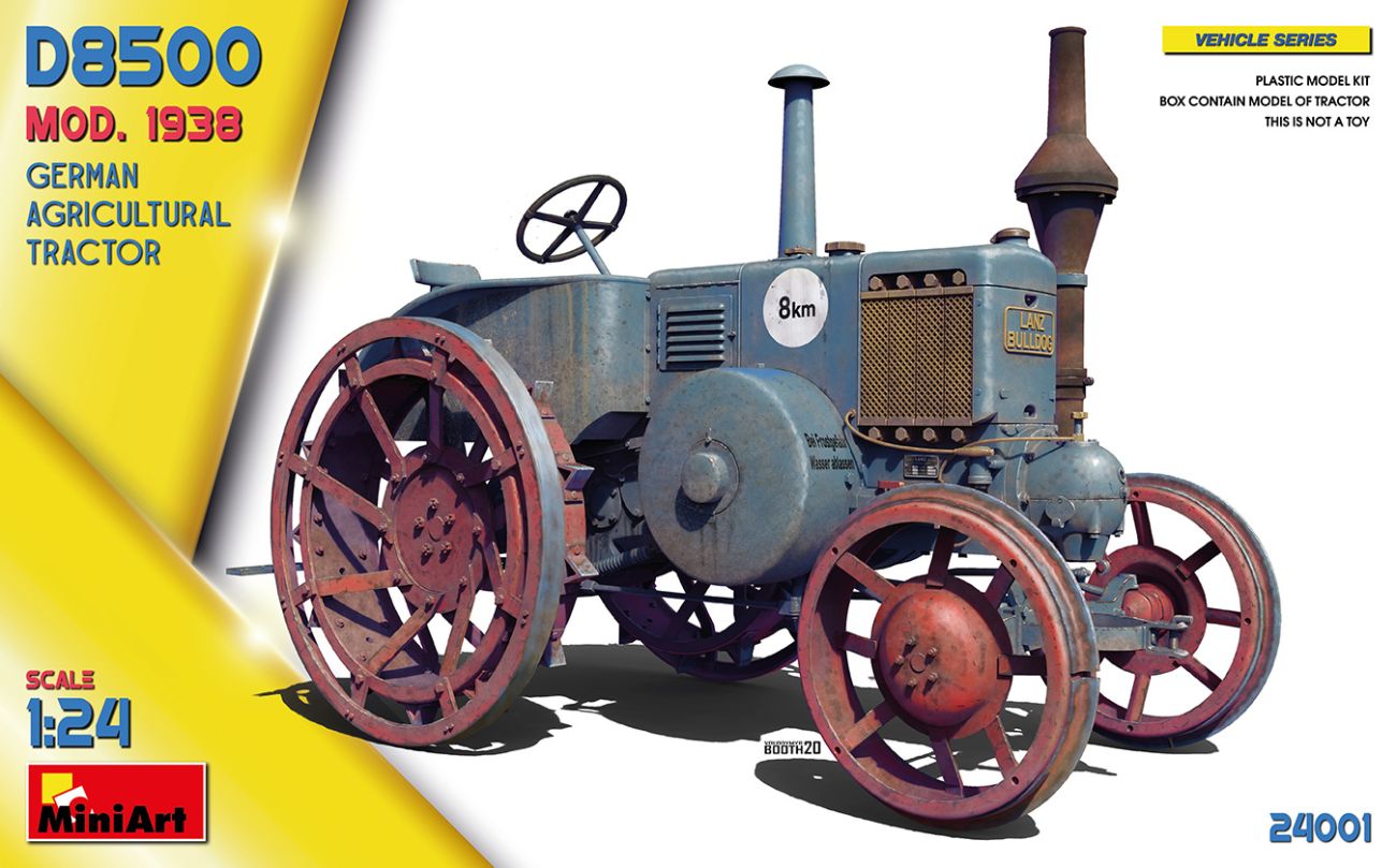 1:24 GERMAN AGRICULTURAL TRACTOR D8500 MOD. 1938