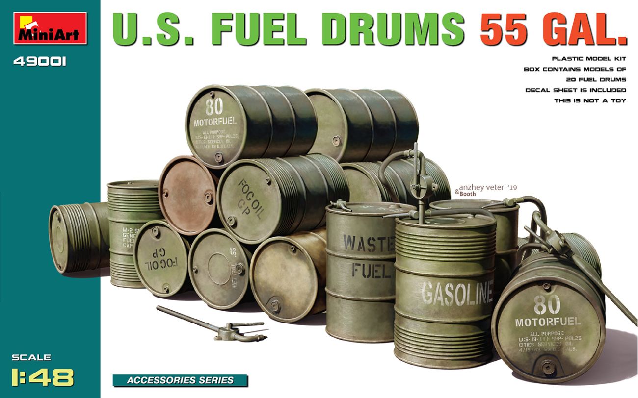 1:48 U.S. FUEL DRUMS 55 GAL.