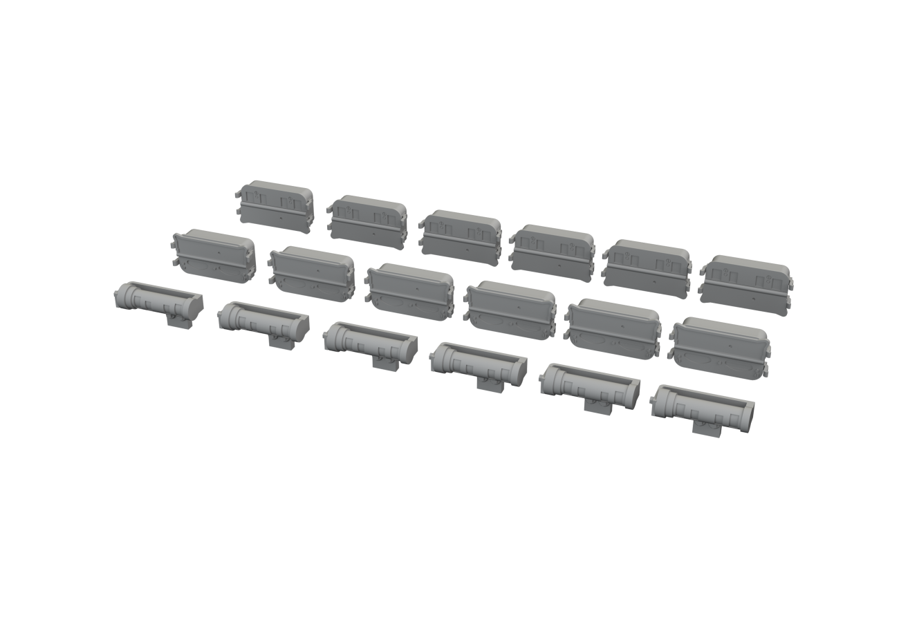 1:35 WWII German NOTEK rear lights PRINT