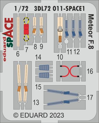 1:72 Gloster Meteor F.8 SPACE