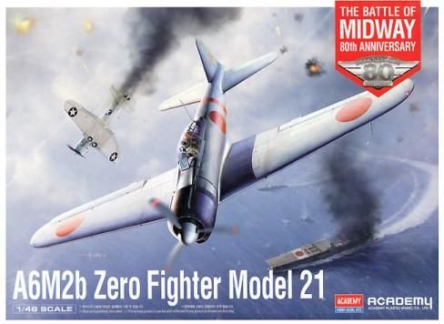 1:48 Mitsubishi A6M2b Zero Fighter Model 21 The Battle of Midway 80th Anniversary