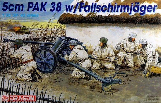 1:35 5cm Pak 38 w/Fallschirmjager