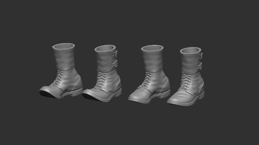 1:35 US Combat Boots M43