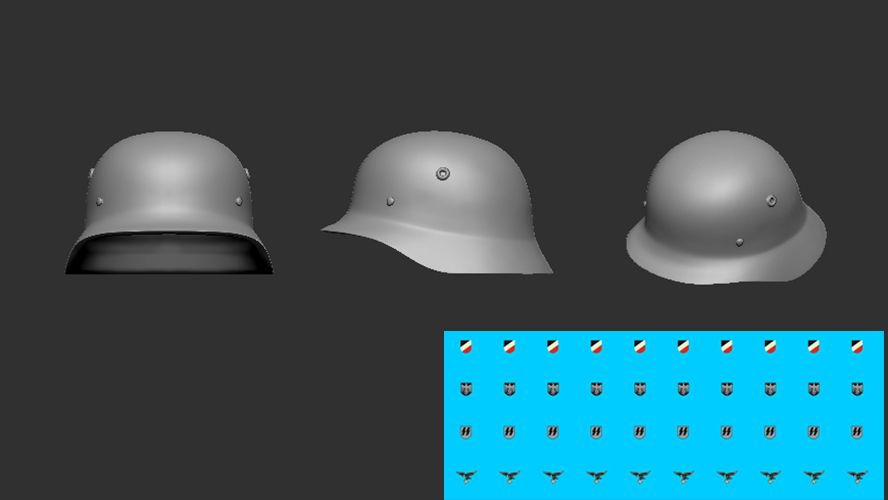 1:35 Německá helma M35/40 (Stahlhelm) + obtisky