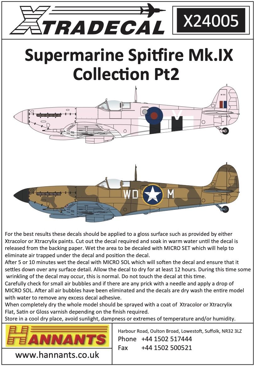 1:24 Supermarine Spitfire Mk.IX Collection Pt. 2
