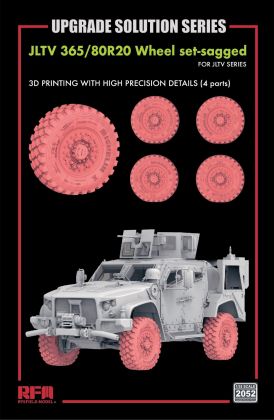 1:35 3D PRINTING Wheel Set-sagged For JLTV