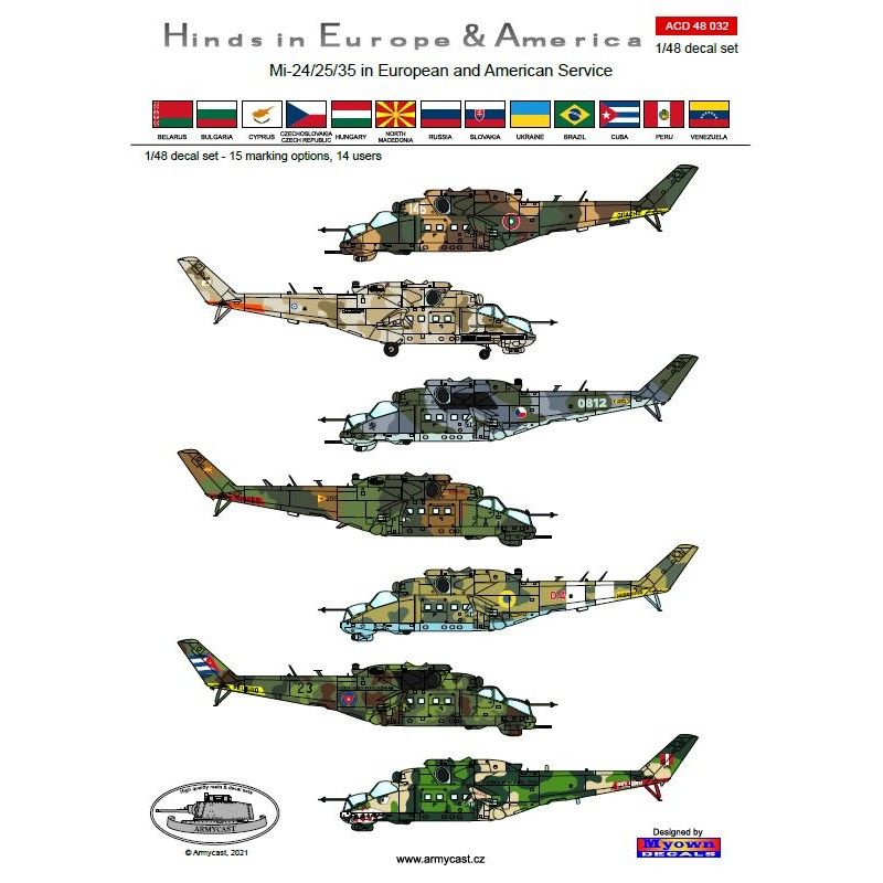 1:48 MI-24V/35 EUROPE & LATIN AMERICA