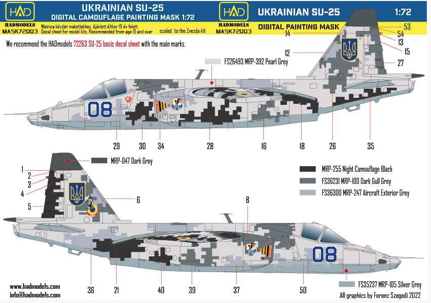 1:72 Su-25 Digital Camouflage
