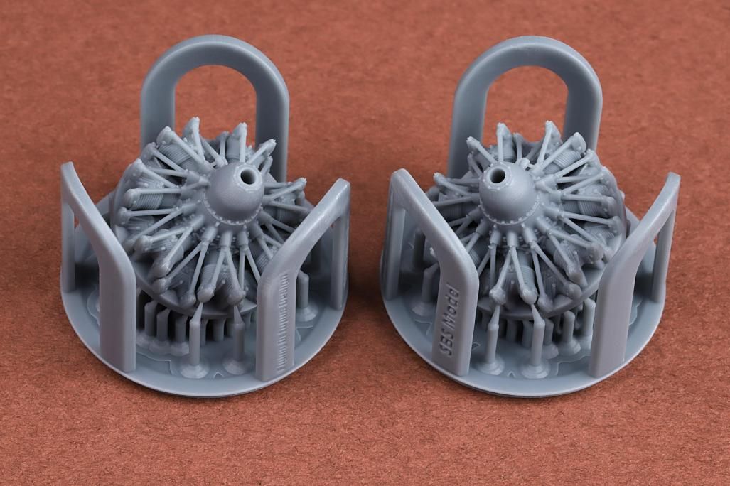 1:72 Gnome-Rhone 14N/K engine x 2