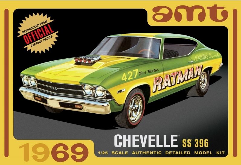 1:25 1969 Chevrolet Chevelle SS396 Hardtop