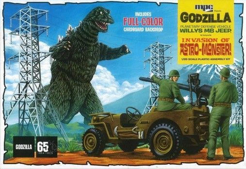 1:24 GODZILLA ARMY JEEP