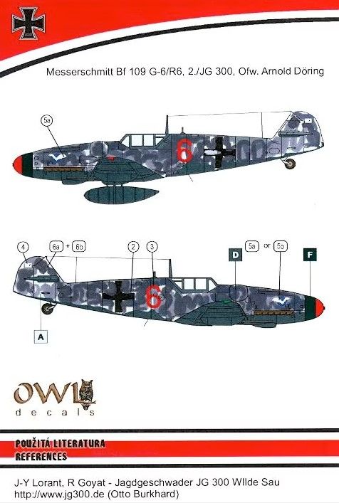1:48 Bf 109G-6, Ofw. Arnold Doring
