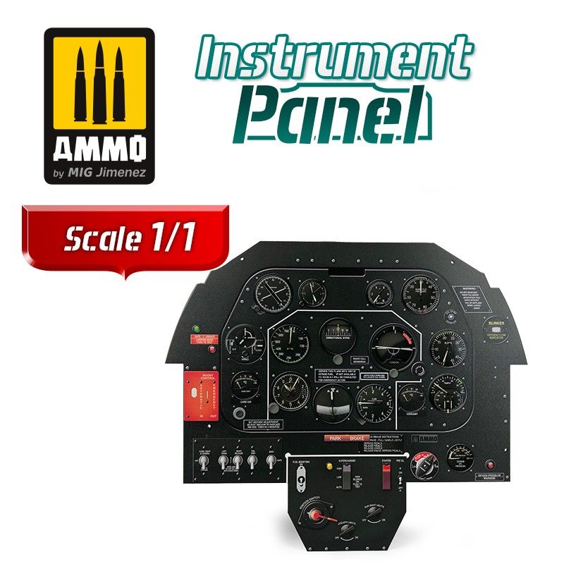 1:1 North American P-51B Mustang - Instrument Panel