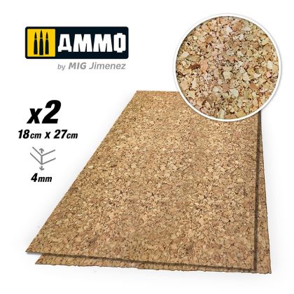 CREATE CORK Thick Grain (4mm) – 2 pcs