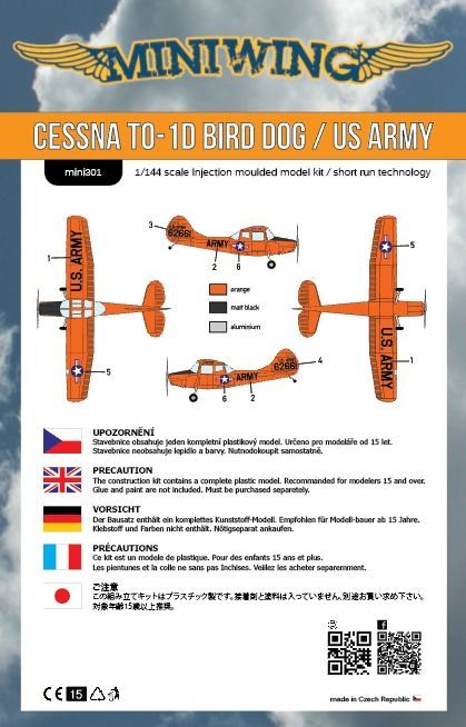 1:144 Cessna TO-1D BIRD DOG