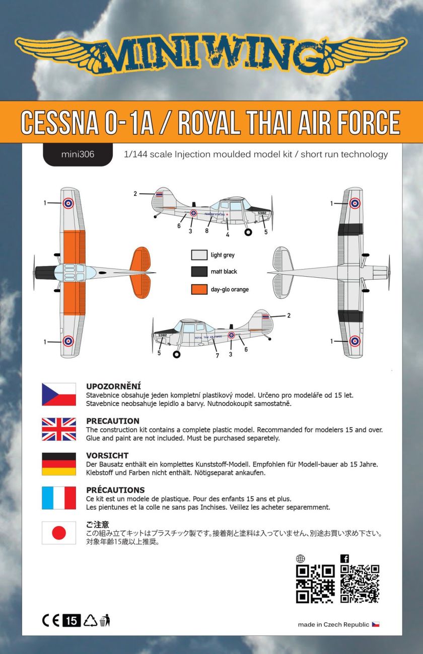 1:144 Cessna O-1A / Royal Thai Air Force