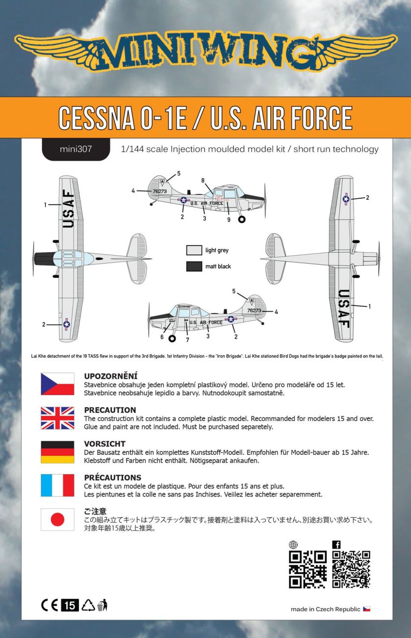 1:144 Cessna O-1E / US Air Force