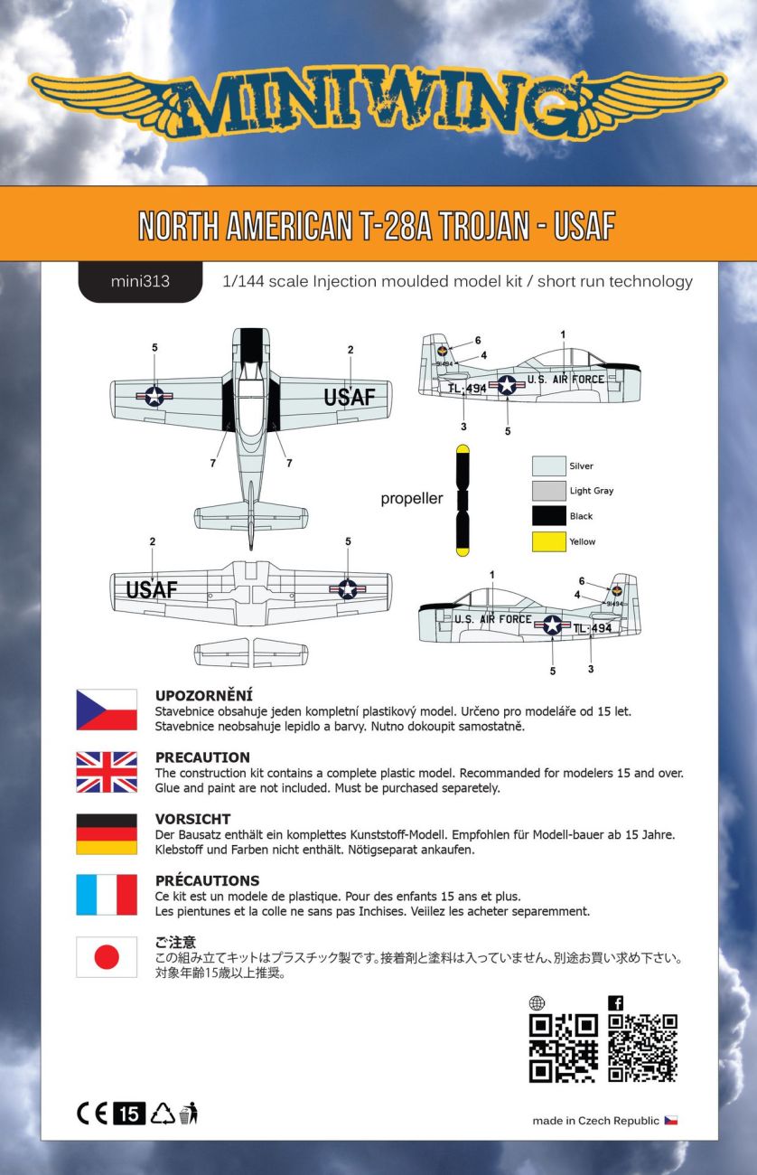 1:144 North American T-28A 