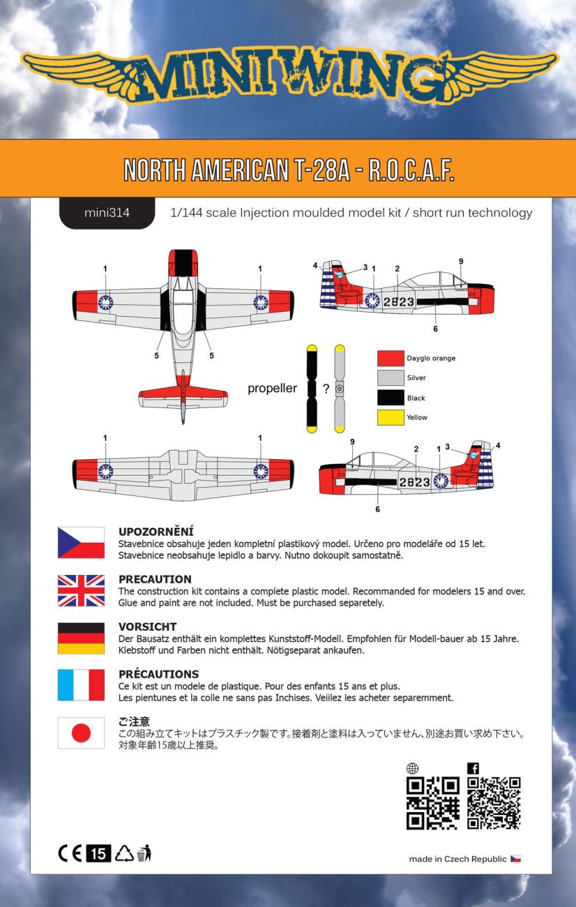1:144 North American T-28A 