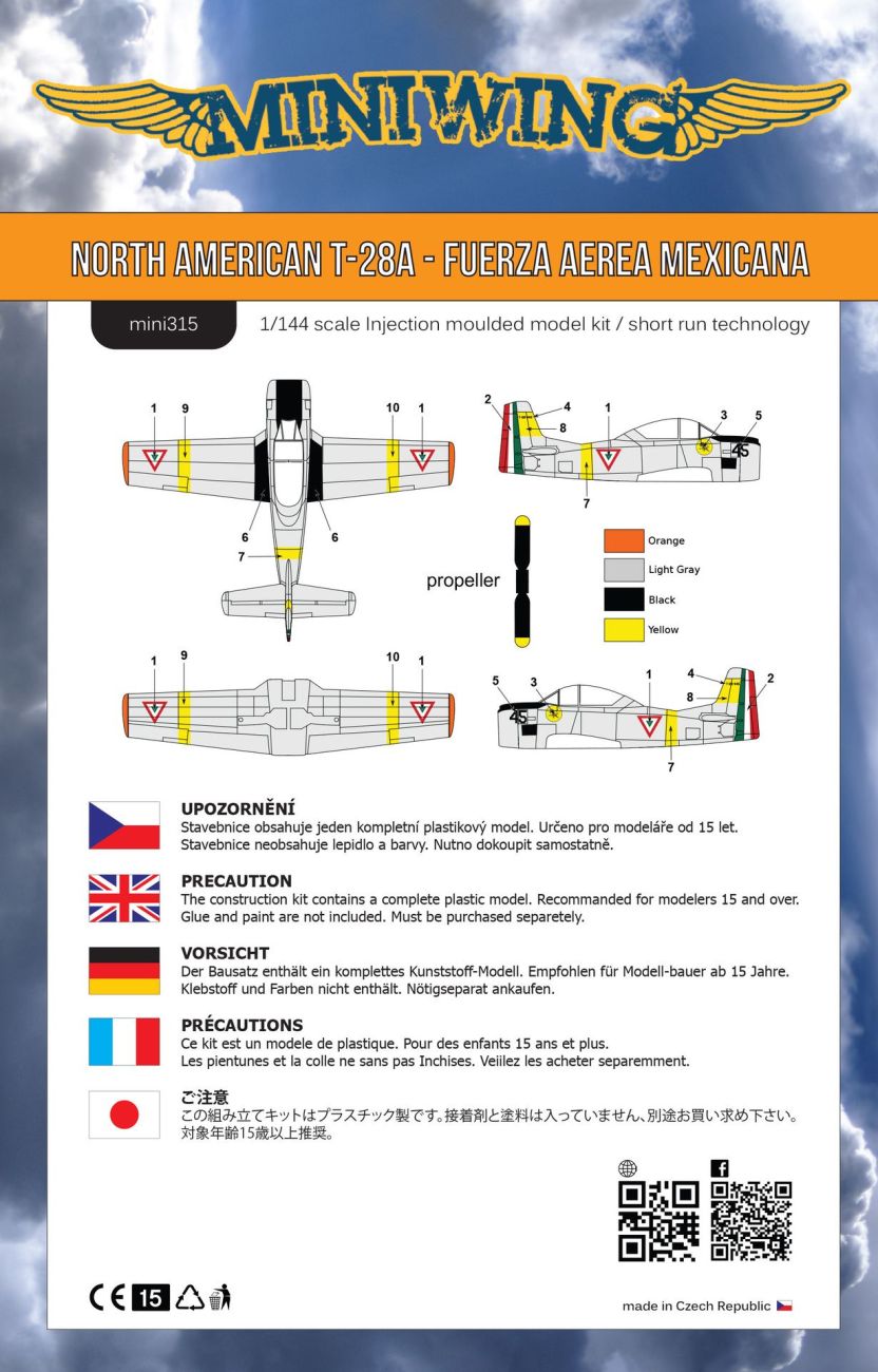 1:144 North American T-28A 