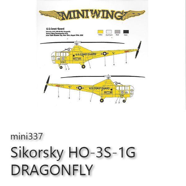 1:144 Sikorsky HO-3S-1G DRAGONFLY