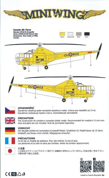 1:144 Sikorsky H-5 DRAGONFLY