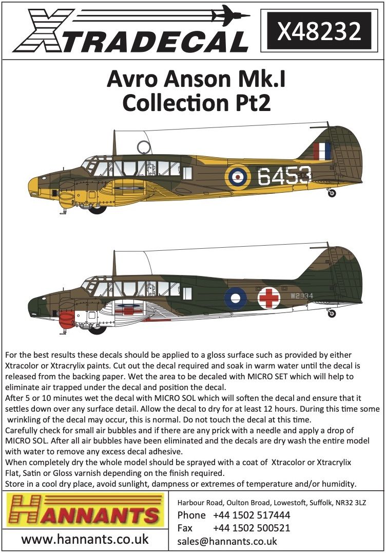 1:48 Avro Anson Mk.I Part 2