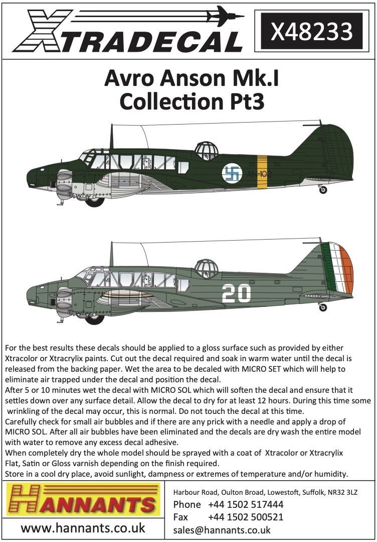 1:48 Avro Anson Mk.I Part 3