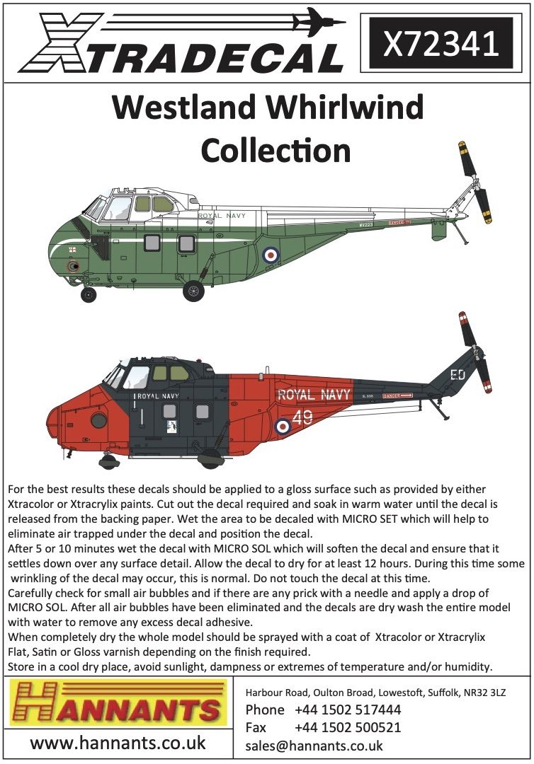 1:72 Westland Whirlwind Collection