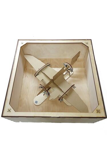 Transport box for aircraft model 400x400