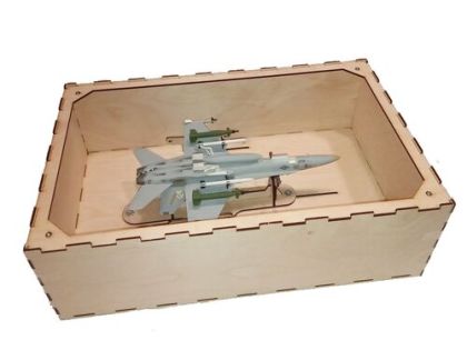 Transport box for aircraft model 550x350