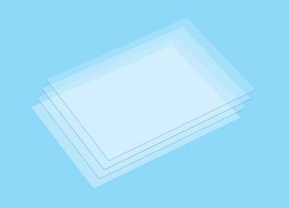 HEAT-SHRINKING PLA-PLATE B6 Size (Clear/4Pcs)