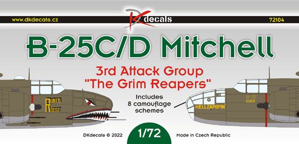 1:72 North-American B-25C/D Mitchell 3rd AG