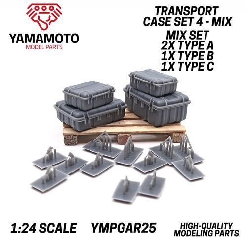 1:24 Transport Case Set 4 - Mix Set