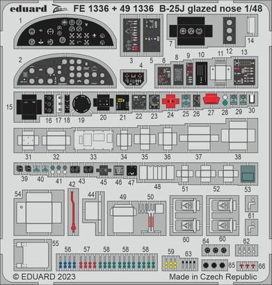 1:48 B-25J Mitchell glazed nose