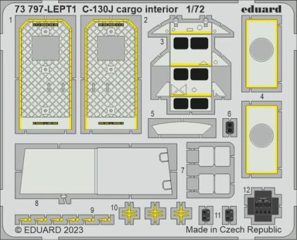 1:72 C-130J Hercules cargo interior
