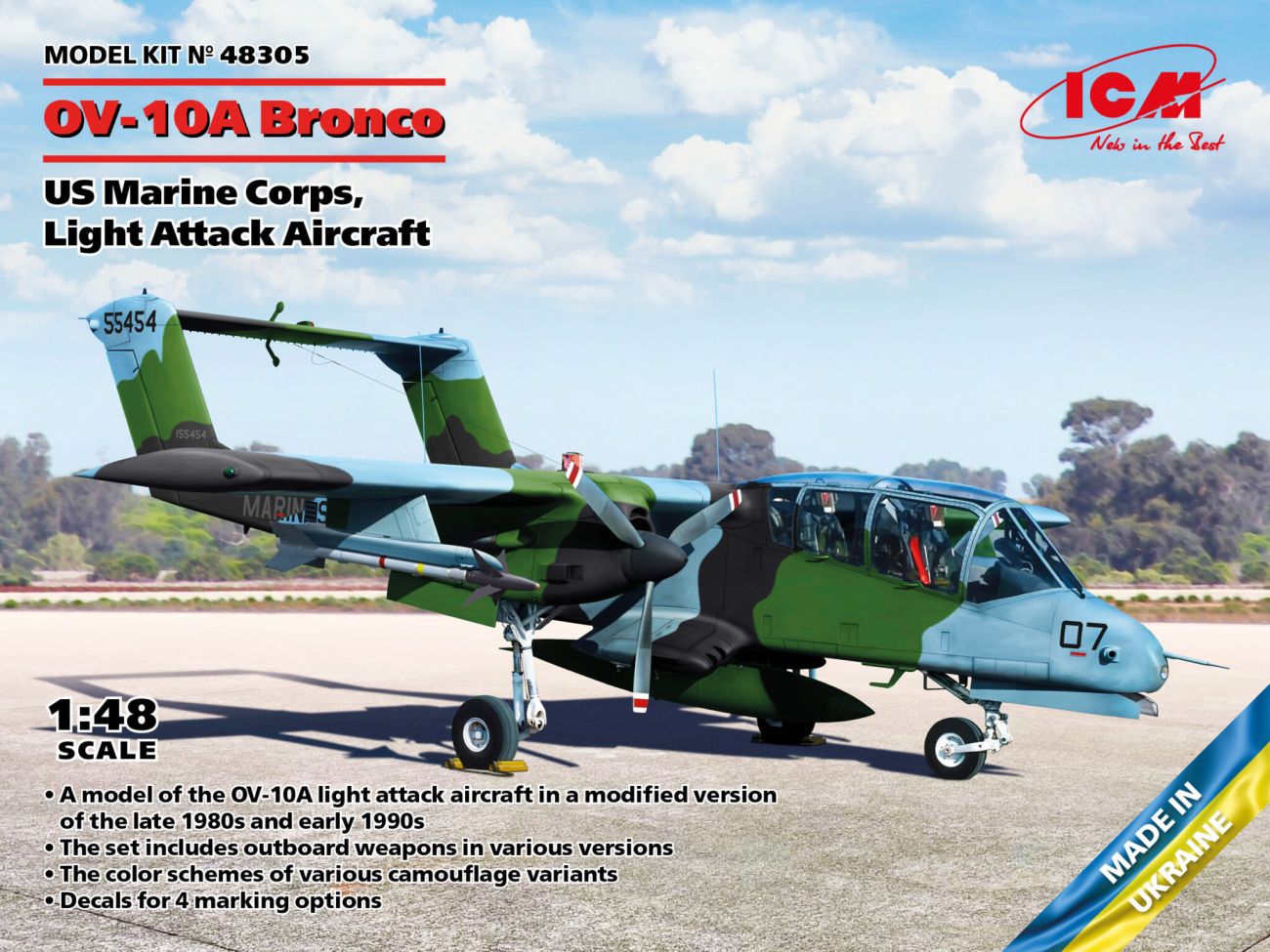 1:48 OV-10А Bronco US Marine Corps, Light Attack Aircraft